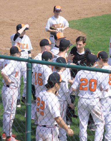 Students announce at Baseball games