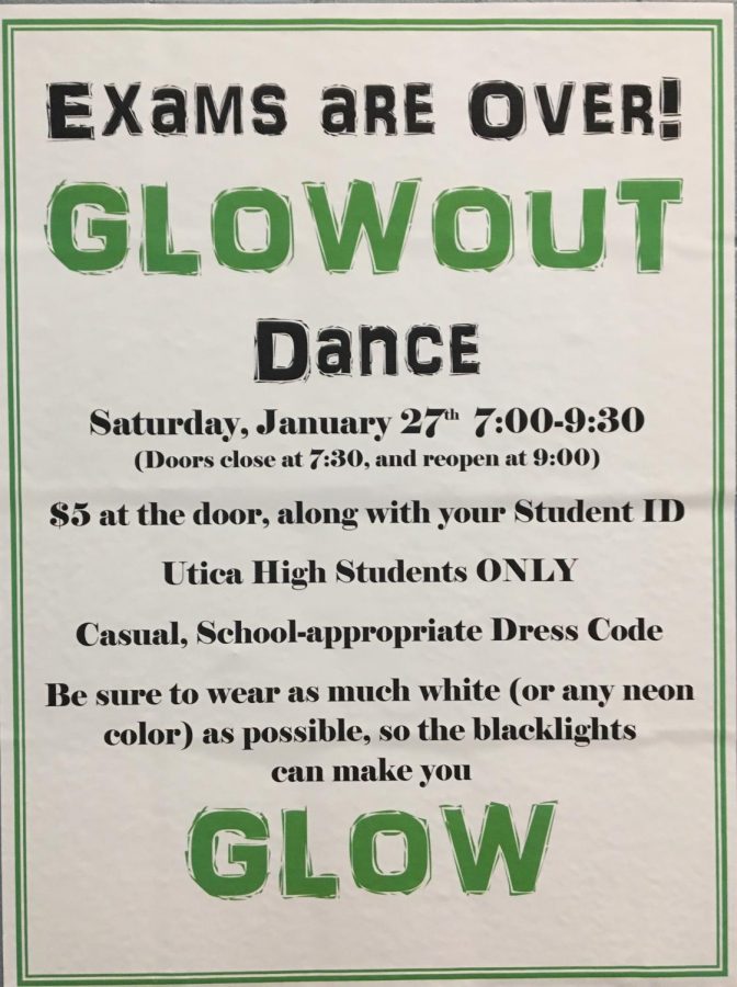 Glow Out dance to be held after exams