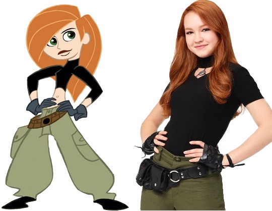 The character of Kim Possible was played by actress Sadie Stanley. 