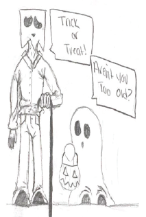 Trick Or Treating.