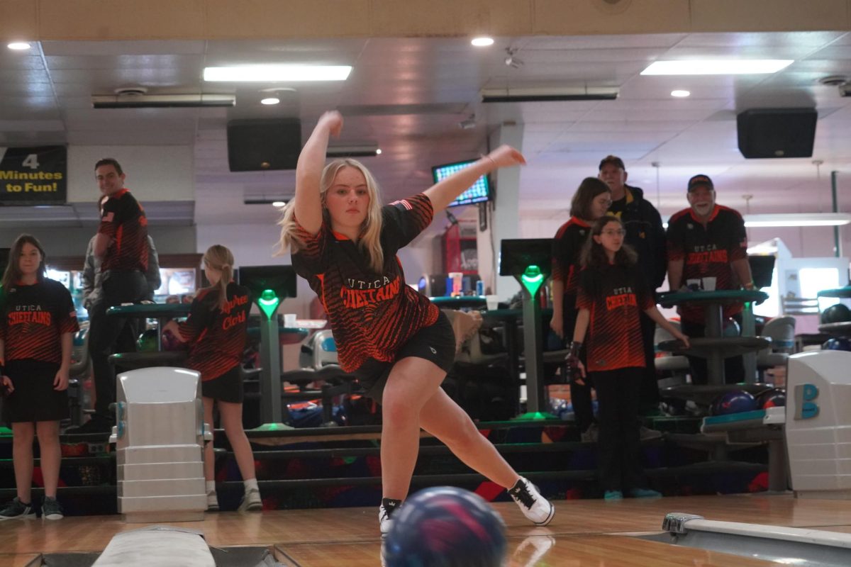 Hadley Clark’s perfect bowling form.