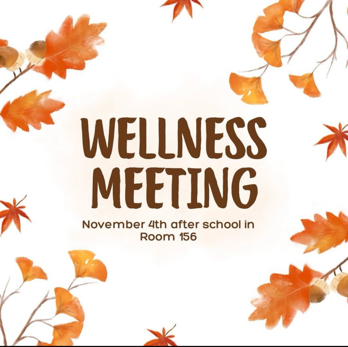 Wellness Club’s first meeting details. Photo by @uhs_wellness on Instagram. 