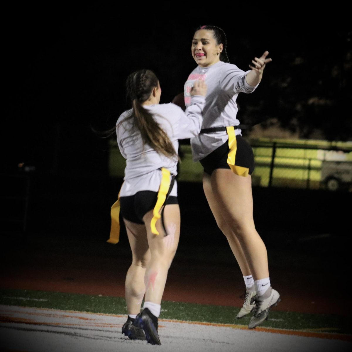 Photo of the Day #35!
Junior Rachel Rettell celebrates a touchdown from last nights Powderpuff game.