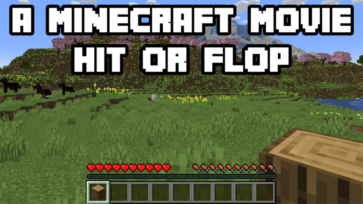 A freshly loaded Minecraft world; the blank canvas ready to be shaped into a world of one’s own. Graphic by Tyler May.
