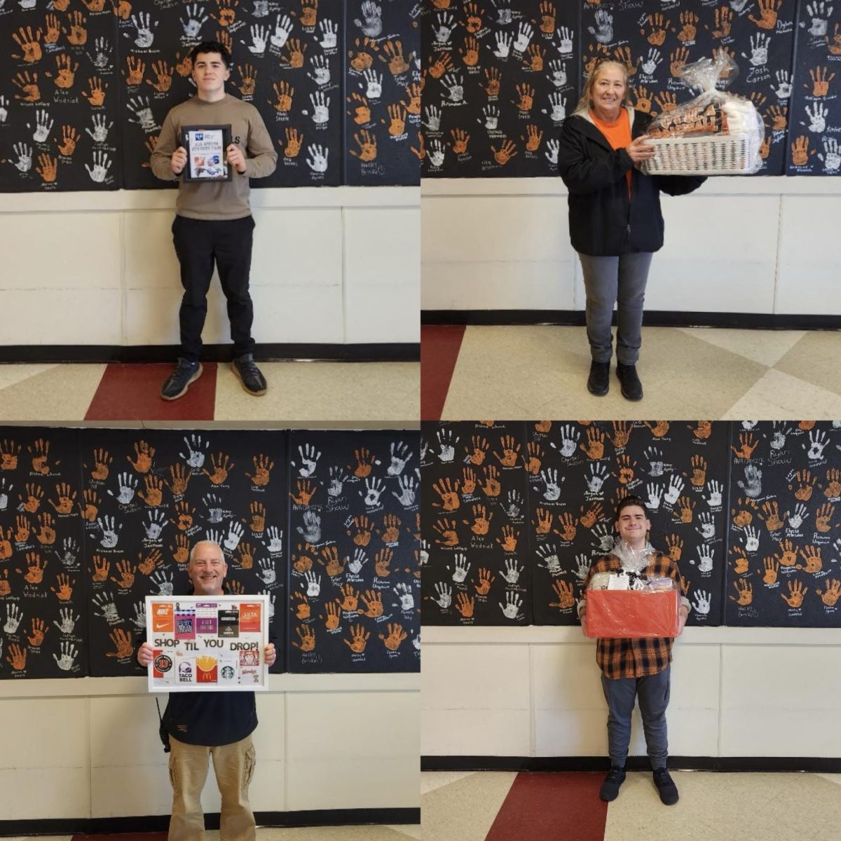 Photo of the Day #55!
During the week of Nov. 10-14, several categories of baskets were made through the charity of students and raffled off to raise money for the Humane Society of Macomb. The baskets were either filled with dog assortments, cat assortments, chocolates, movie night snacks, gift cards and even more. Congrats to the winners!