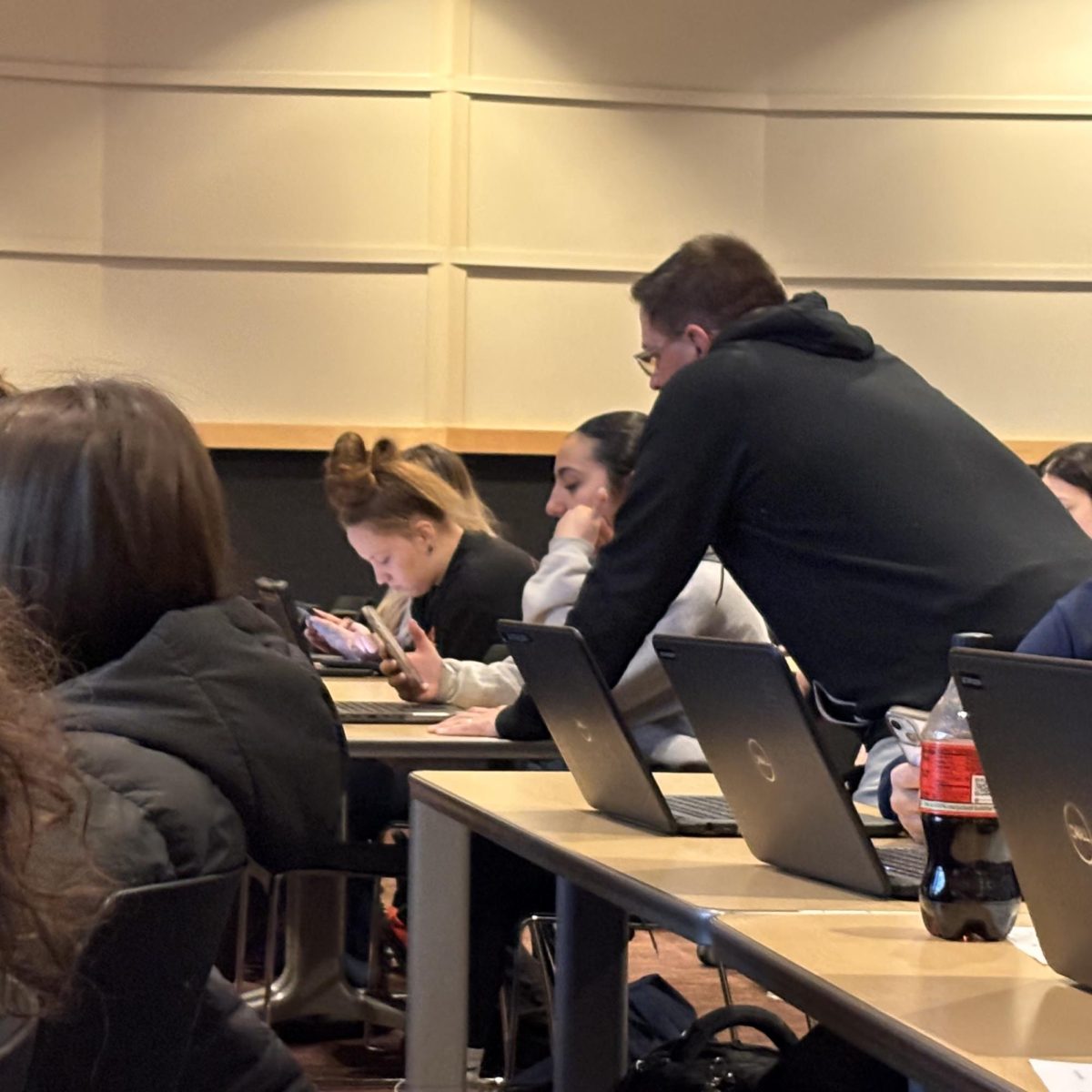 Photo of the Day #115!
In March Madness style, FAFSA coaches Lisa Hallam, Aaron Davis, Edward Fromm, and Erin Chambers helped Utica High School seniors navigate Federal Student Aid during their English classes to set their paths straight on how they will be paying for college next year in the ECC on Mar. 19.